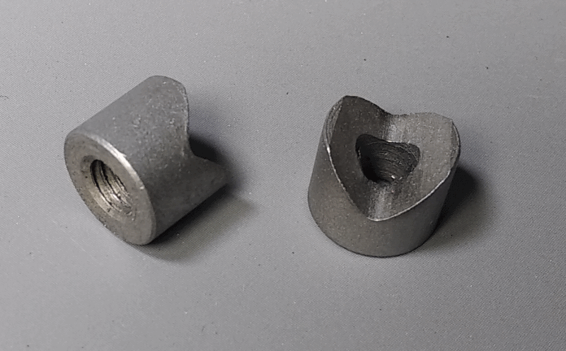 Welding nut use by welding robot